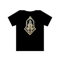Mongkol Thao Wessuwan T-Shirt 100% Cotton Fabric for Mutelu (Talismans) Soft Texture, Doesn't Shrink or Shrink. Attend The Consecration Ceremony from Chulamanee Temple Samut Songkhram Province. Gold