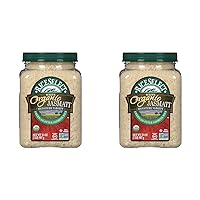 RiceSelect Organic Jasmati, Long Grain Jasmine Rice, Gluten-Free, Non-GMO, 32 oz (Pack of 2 Jar)