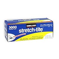 KIRKLAND SIGNATURE Stretch Tite Plastic Wrap Pack X 750' 1 (1500 Sq'),,  None, 2.0 Count 2 