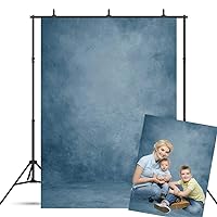 5x7ft Graduation Backdrop Abstract Blue Portrait Backdrop Solid Color Photography Background Baby Headshots Photocall Adult Child Travel Family Newborns Party Decor Studio Props