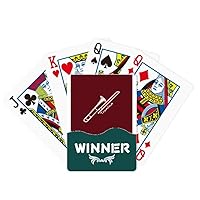 Music Classical Instrument Trombone Winner Poker Playing Card Classic Game