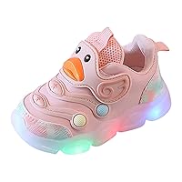 Shoe Girl Children Sports Shoes Light Shoes Small White Shoes Light Board Shoes Non Slip Soft Bottom Toddler Metallic