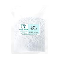 EDTA Calcium Sodium Salt, Ethylenediaminetetraacetic Acid Calcium disodium Salt Hydrate, chelated Calcium Trace Element foliar Fertilizer raw Materials (500g)