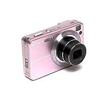 Sony Cyber-Shot Digital Camera Bundle with 7.2 MP Digital Camera with Super Steady Shot, Face Detection, and Smart Zoom, Case, DSC-W120, Pink (Non-Retail Packaging)