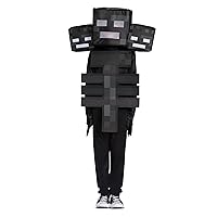 Disguise Boys Wither Costume, Official Minecraft Deluxe Kids Costume With Mask
