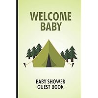 Welcome Baby Baby Shower Guest Book: Baby Shower Guest Book, Bundle Of Joy Baby Journal, Well-Wishes, Advice, & Baby Predictions Notebook, Welcoming New Baby