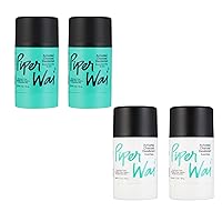 PiperWai Natural Deodorant w/Activated Charcoal, Odor Protection, Vegan, Aluminum Free, Shark Tank Product for Women & Men, For Travel, and Gifts 50g Scented and 50g Unscented Stick 2 Pack - Bundle
