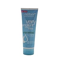 Alba Botanica Very Emollient Cream Shave, Unscented, 8 Oz