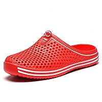 Women Garden Clog Shoes Mesh Hole Breathable Slippers Summer Indoor/Outdoor Beach Sandals Shower Footwear Water Shoes