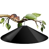 24-inch Large Outdoor Squirrel Baffles for Bird Feeders Pole and Hanging, Bird Houses for Outside Pole Mounted Squirrel Guard for Shepherd’s Hook, 1 Pack