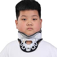 Child Neck Brace, Adjustable Anti Head Down Breathable Neck Brace Retainer for Kids Torticollis, Injury Support,M