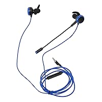GOWENIC 3.5mm Gaming Headphone, in - Ear Gaming Headset with Detachable Mic, Stereo Noise Cancelling Wired Earbuds for PS4, Laptop, Cellphone, PC