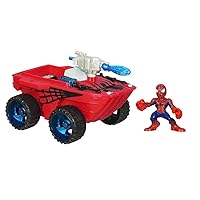 Marvel Super Hero Squad Spider Splasher Squad Cruisers with Spider-Man Figure