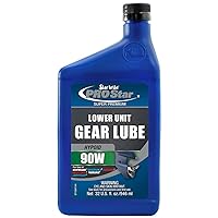 STAR BRITE Hypoid 90W Lower Unit Gear Lube - Ultimate Marine Grade Lubricant for Outboard Motors & Stern Drives - 32 OZ (027132)