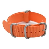 Watch Band with Colorful Nylon Material Strap and Heavy Duty Brushed Buckle