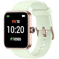 Smart Watch, Fitness Tracker with Heart Rate Monitor, Blood Oxygen, Sleep Tracking, 41mm Smartwatch 5ATM Waterproof with Pedometer for Women Men Compatible with Android iPhone iOS