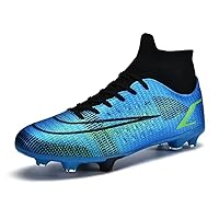 Unisex Football Soccer Cleats Shoes Men/Women Training Athletic Sneakers Boots for Big Boys