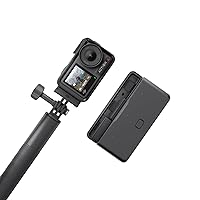 DJI Osmo Action 4 Adventure Combo - 4K/120fps Waterproof Action Camera with a 1/1.3-Inch Sensor, 10-bit & D-Log M Color Performance, Up to 7.5 h with 3 Batteries, Outdoor Camera for Travel, Biking DJI Osmo Action 4 Adventure Combo - 4K/120fps Waterproof Action Camera with a 1/1.3-Inch Sensor, 10-bit & D-Log M Color Performance, Up to 7.5 h with 3 Batteries, Outdoor Camera for Travel, Biking