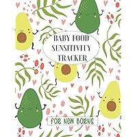 BABY FOOD SENSITIVITY TRACKER: 4 Months Daily Food & Symptoms Logbook For Newborns and Babies, Record Weight And Height, Emergency Contacts & Doctor ... Themed With Large Size Of 8.5x11inches