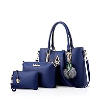 [NICOLE & DORIS] Fashion 3 PCS Bag Handbag Shoulder Women Bag Crossbody Tote Messenger Soft PU