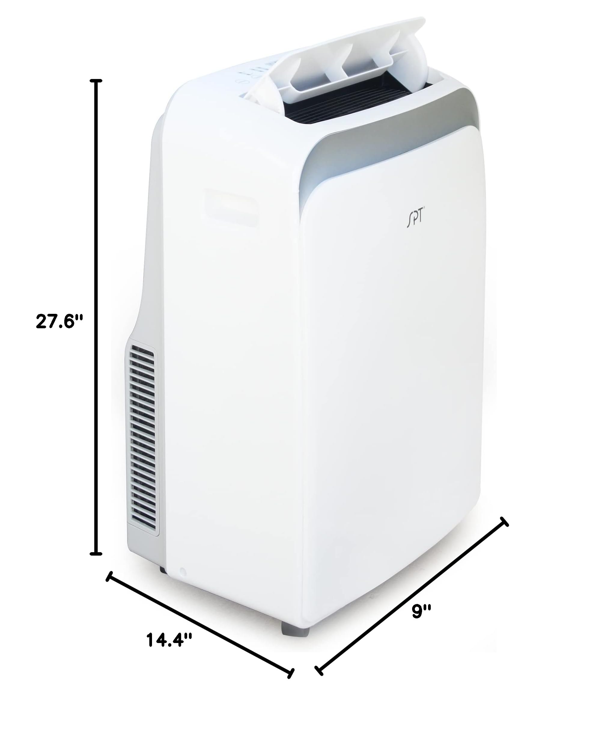 SPT WA-S8001E 12000 BTU Portable Air Conditioner – Cooling only (SACC: 8,000BTU), White
