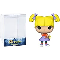 Angelica Pickles: P o p ! Animation Vinyl Figurine Bundle with 1 Compatible 'ToysDiva' Graphic Protector (1206-59319 - B)
