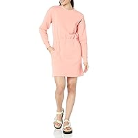 Amazon Essentials Women's Waisted Sweatshirt Dress (Available in Plus Size)
