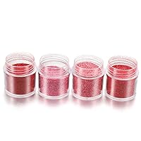 4bottles/Set Nail Glitter Colorful Nail Art Sequins Powder UV Epoxy Resin Filling Pigment for DIY Jewelry Making Accessories (Style 05)
