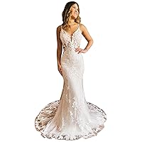 Women's Lace Wedding Dresses for Bride for Women Wedding Bridal Gowns