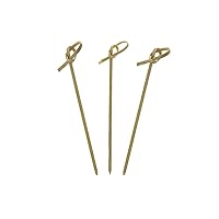 Bamboo Knot Cocktail and Hors' D'oeuvre Picks, 4 Inches, Green, Package of 1000