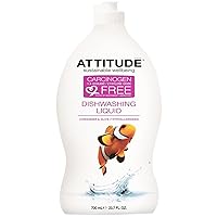 ATTITUDE, Dishwashing Liquid, Coriander & Olive, 23.7 fl oz (700 ml) - 2pc