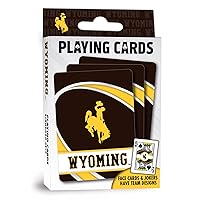 MasterPieces Family Games - NCAA Wyoming Cowboys Playing Cards - Officially Licensed Playing Card Deck for Adults, Kids, and Family, 2.5