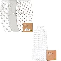 KeaBabies 3-Pack Baby Swaddle Sleep Sacks and Baby Sleep Sack - Organic Newborn Swaddle - Organic Cotton Wearable Blanket Baby - Baby Swaddles 0-3 Months - Baby Swaddle Blanket - Swaddle Sack