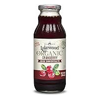 LAKEWOOD Organic Cranberry Juice, 12.5 FZ