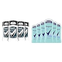 Degree Men 72-Hour Antiperspirant Deodorant Pack of 4 and Degree Women 48-Hour Antiperspirant Deodorant Pack of 6