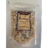 Macadamias (Dry Roasted and Salted), 10 oz (284g) Bag