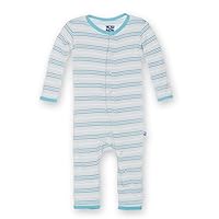 KicKee Pants baby-boys Print Fitted Coverall Prd-kpca213-bdes