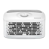 Honeywell Air Purifiers for Home Bedroom, Living Room, Kitchen & Dorm Room (100 sq ft), Dual Action Air Filter Helps Capture Dust, Pollen, Pet Dander & Smoke, HHT270, Tabletop, White