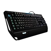 Logitech - Orion Spectrum G910 Full-size Wired Mechanical Romer-G Tactile Switch Gaming Keyboard with RGB Backlighting & 9 Programmable G-keys - 920-008012 - Black (Renewed)