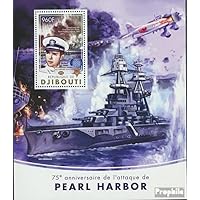 Djibouti Miniature Sheet 201 (Complete. Issue.) unmounted Mint/Never hinged ** MNH 2016 Pearl Harbor (Stamps for Collectors) Military/Knight