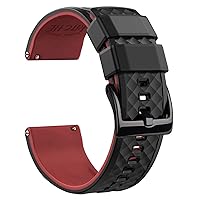 Silicone Watch Bands 18mm 20mm 22mm 24mm Quick Release Rubber Watch Bands for Men