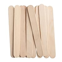 Colored Popsicle Sticks for Crafts - [100 Count] 6 Inch Jumbo Multi-Purpose  Wooden Sticks
