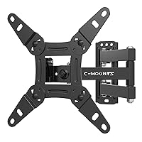 Full Motion TV Wall Mount with Swivel,Extension and Tilt for Most 13-42 inch LED LCD Flat Screen TVs & Monitors, Holds up to 44 lbs,Max VESA 200x200mm
