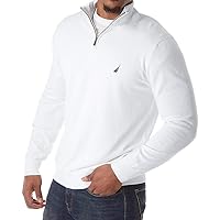 Nautica Men's Long Sleeve 1/4 Zip Sweater