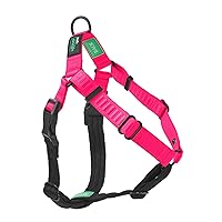 Better Walk No-Pull Dog Harness, Hot Pink, 1” Medium – Stay in Control with Adjustable, Comfortable, Easy to Wear, Durable Dog Harness – Ideal for Medium Dogs 35-65lb