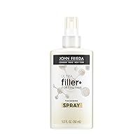 John Frieda ULTRAfiller+ Thickening Spray for Fine Hair, Volumizing Spray, Biotin and Hyaluronic Acid Hair Thickening Spray, 5 Oz