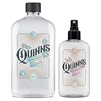 Quinn's Alcohol Free Unscented Witch Hazel with Aloe Vera 16oz & Quinn’s Alcohol Free Lavender Water-Natural Pillow Spray and Facial Body Mist 8oz
