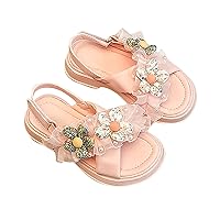Beach Kids Kids Girls Sandals Casual Open Toe Light Weight Adjustable Straps Summer Toddler/Little Girl Kids Slippers