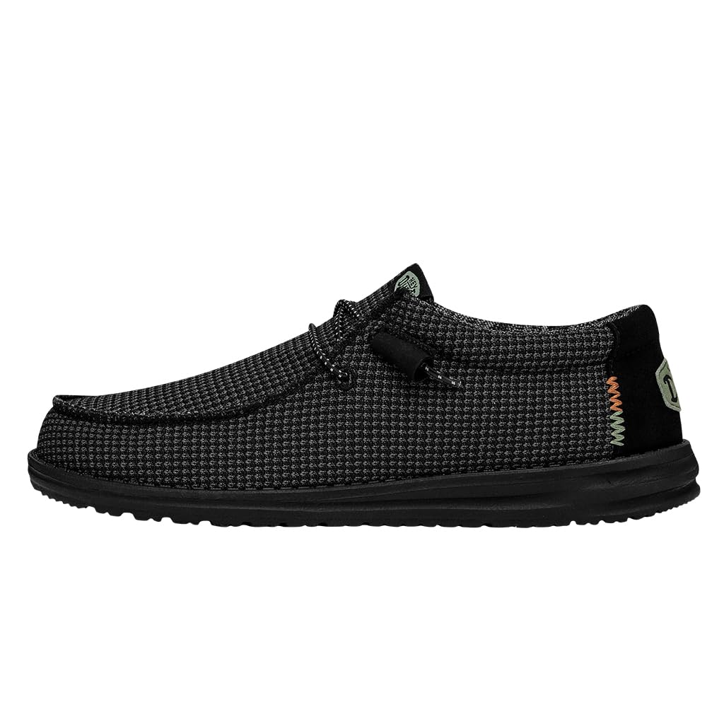 Hey Dude Wally Sport Mesh Loafers for Men – Stretch-Blend Textile Upper – Textile Lining & Insole – Round Toe