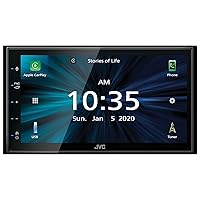 JVC KW-M56BT Apple CarPlay Android Auto Multimedia Player w/ 6.8